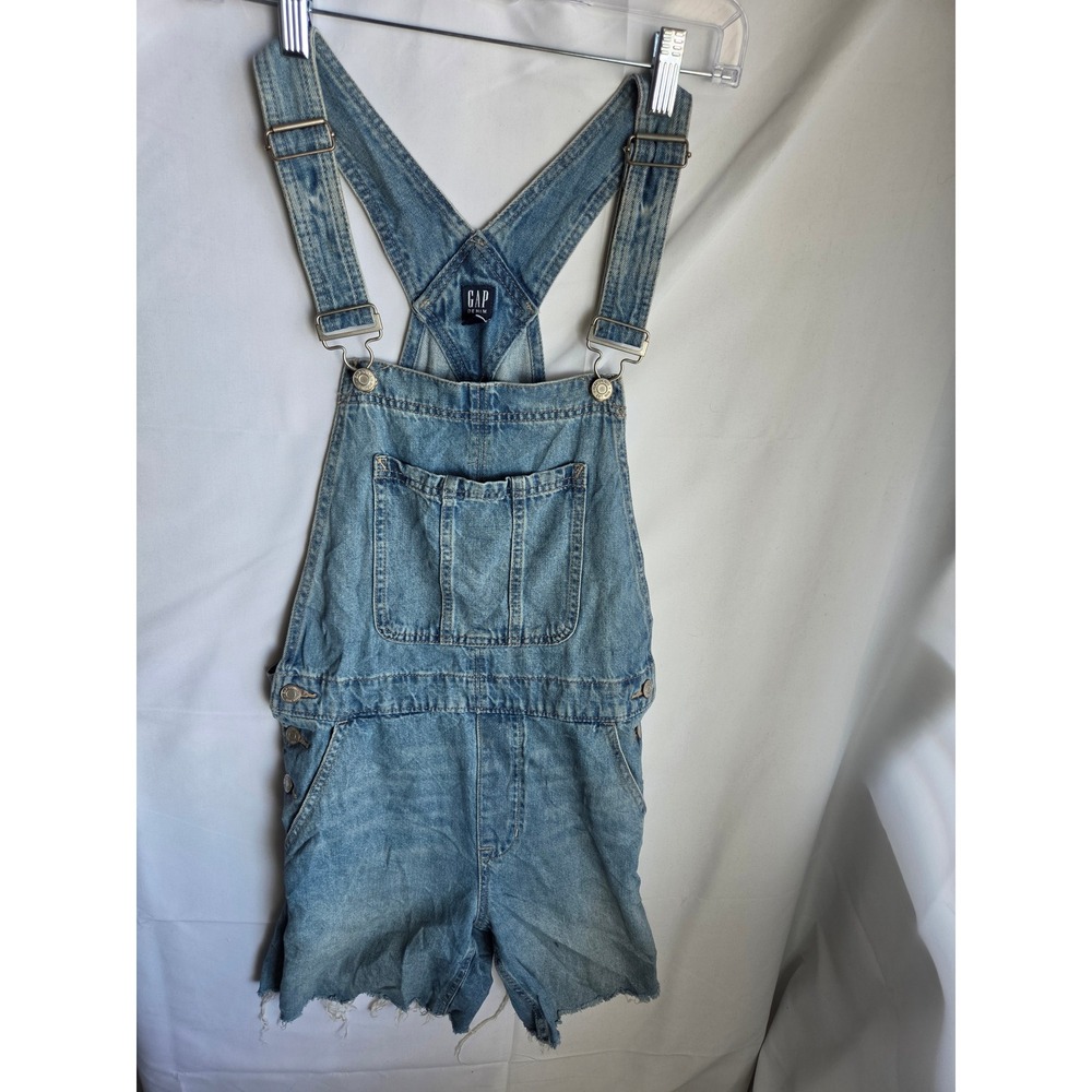 Gap Denim Womens Small Light Wash Blue Jean Shortalls